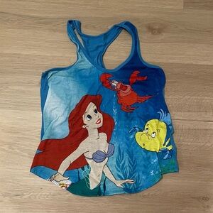 Disney Blue Ariel and Friends Tank Top